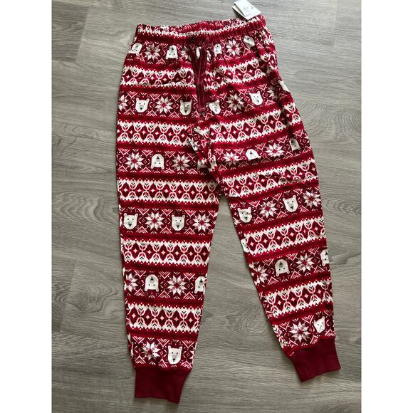 NWT Old Navy size XS flannel pajama pants polar bears Christmas - Picture 1 of 3